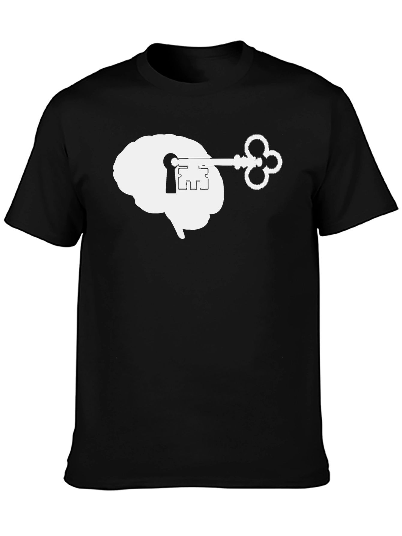 Brain Key T-Shirt - Unlock Your Mind