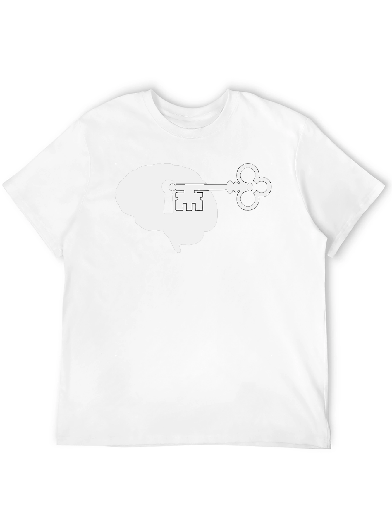 Brain Key T-Shirt - Unlock Your Mind