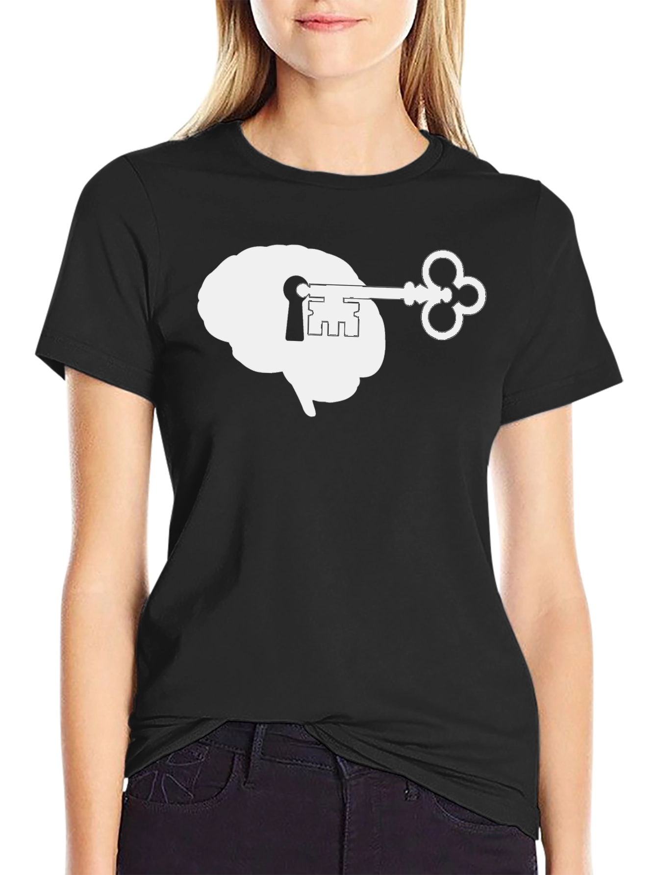 Brain Key T-Shirt - Unlock Your Mind