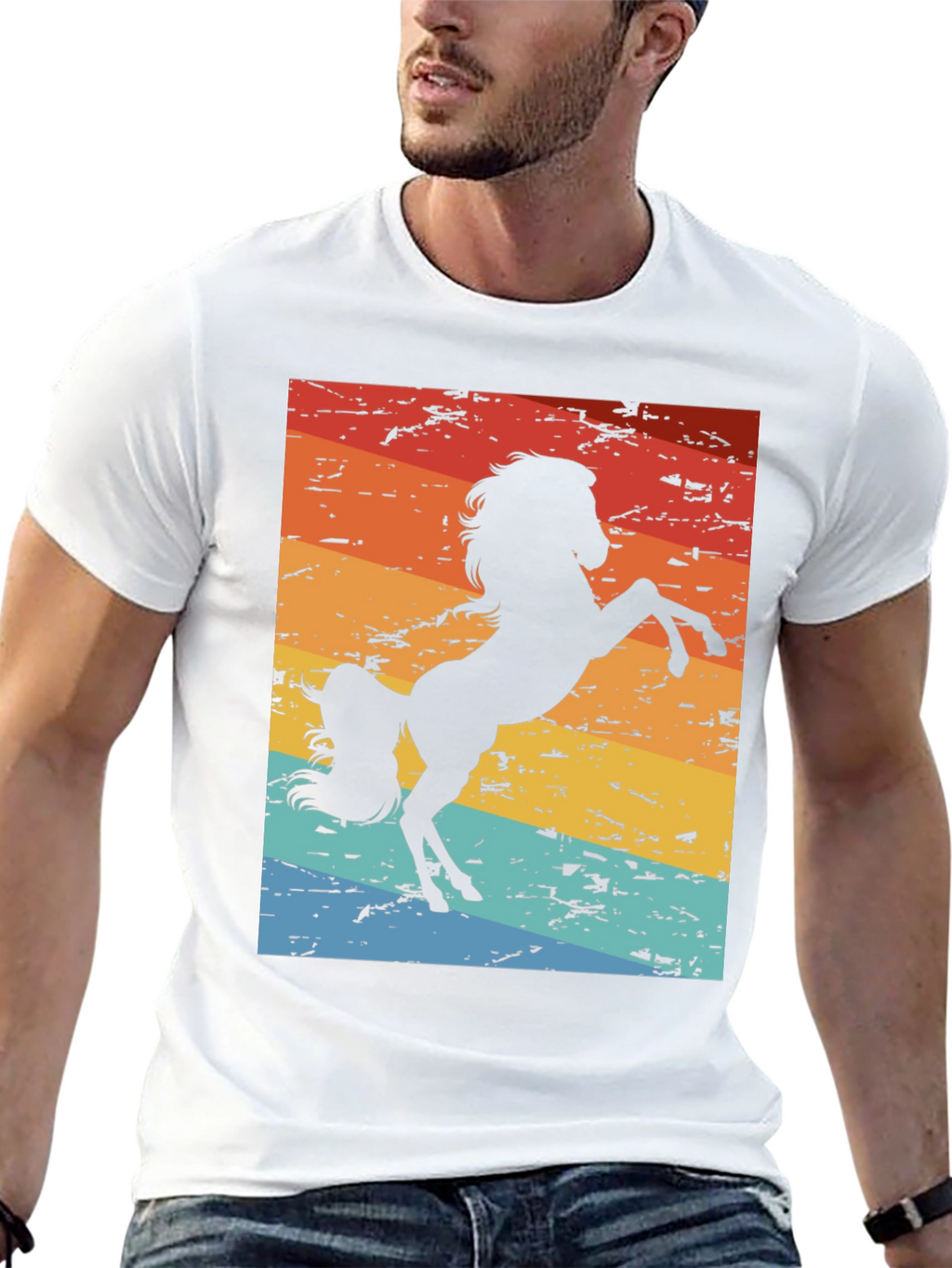 Retro Horse Silhouette T-Shirt