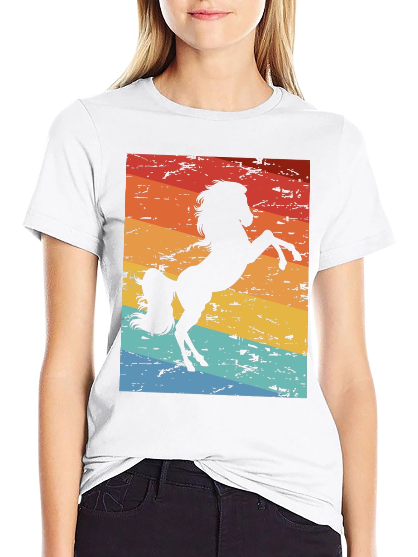 Retro Horse Silhouette T-Shirt