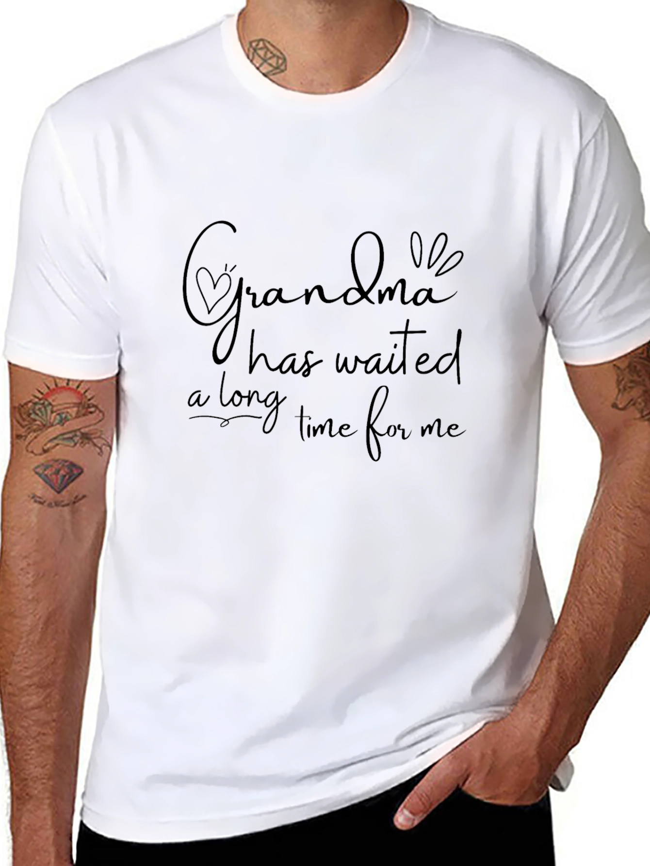 Grandmas Love Black T-Shirt