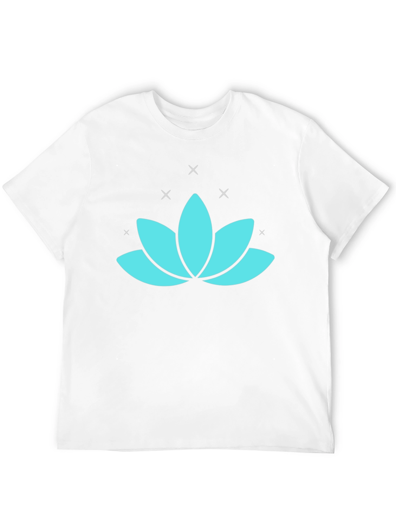Lotus Flower Graphic Tee - Black