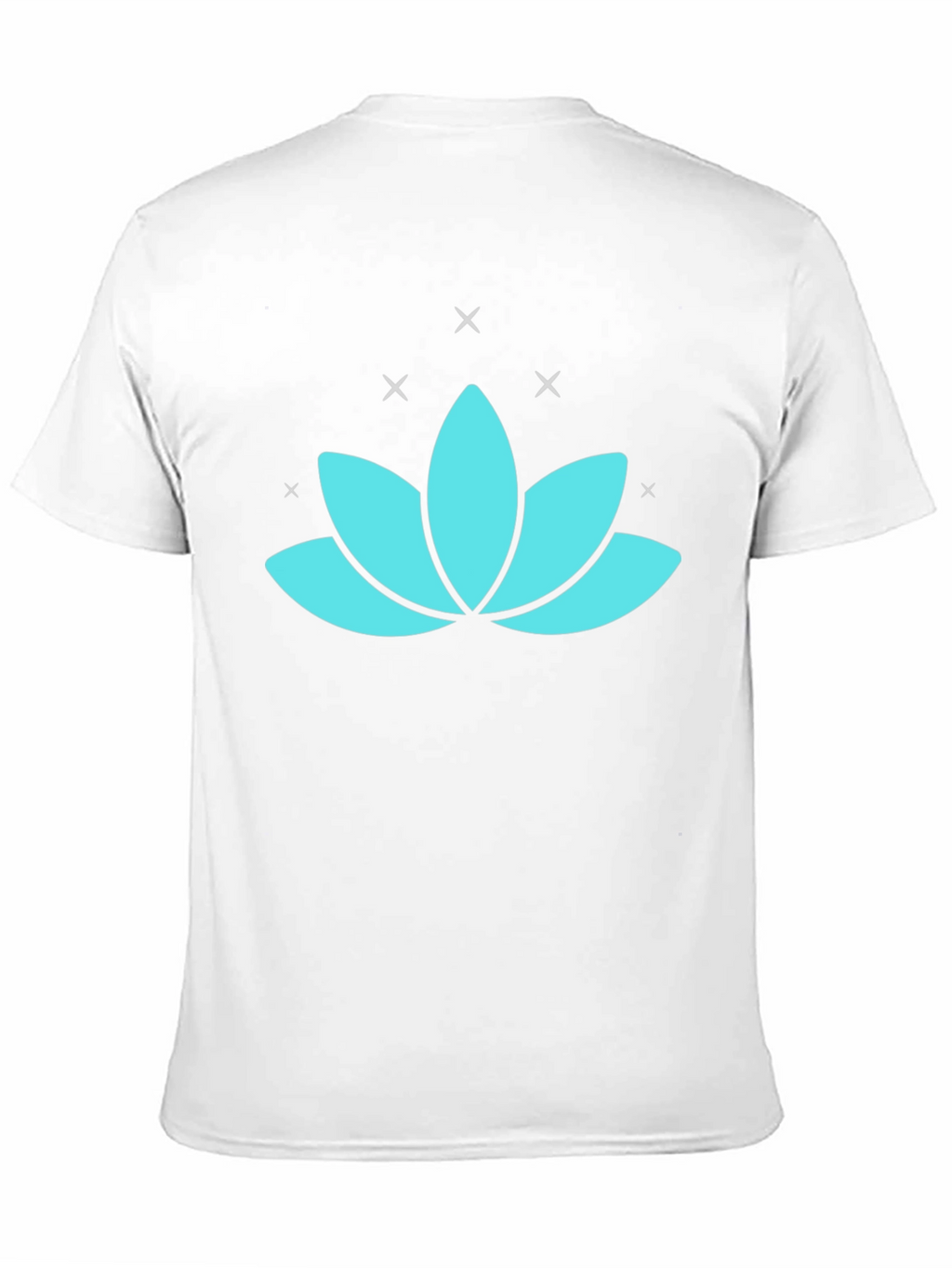 Lotus Flower Graphic Tee - Black