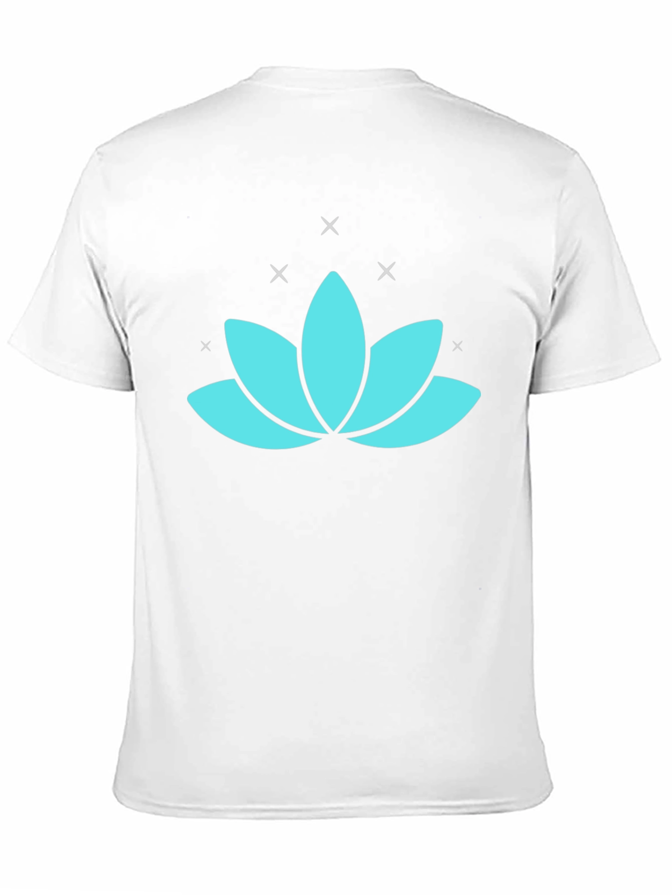 Lotus Flower Graphic Tee - Black