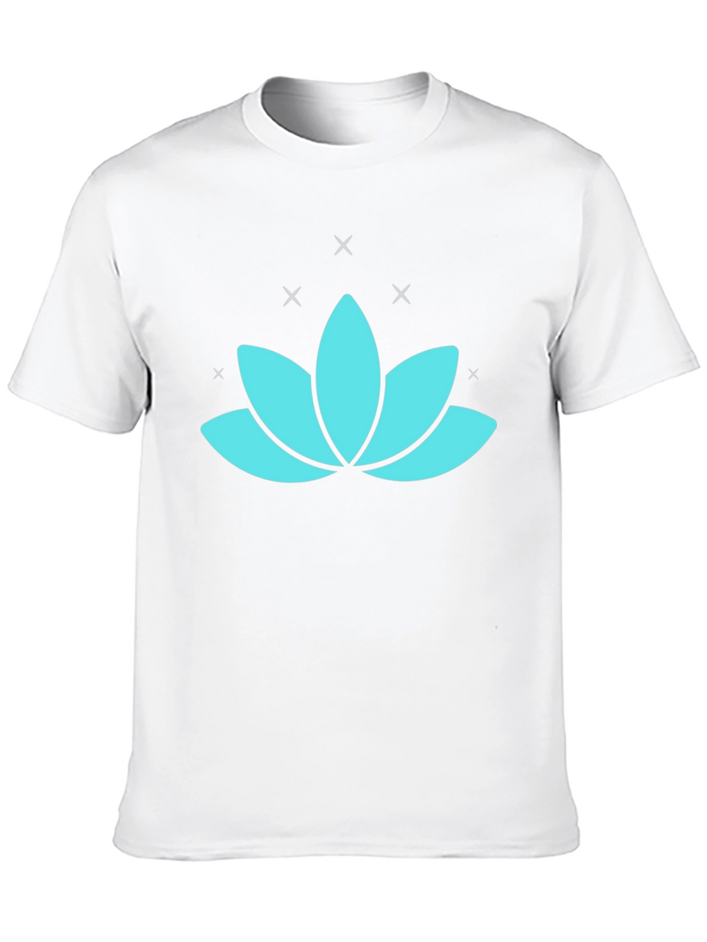 Lotus Flower Graphic Tee - Black