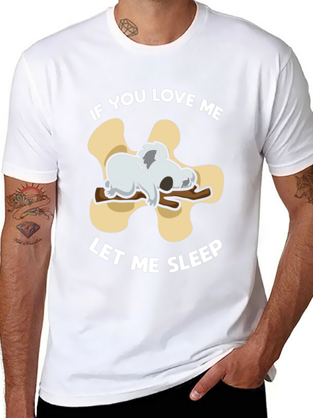 Koala Let Me Sleep Graphic T-Shirt