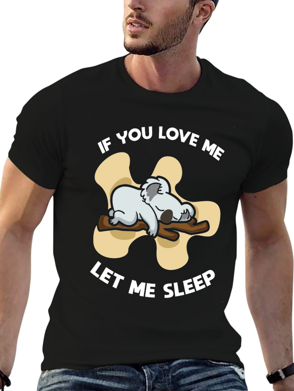 Koala Let Me Sleep Graphic T-Shirt