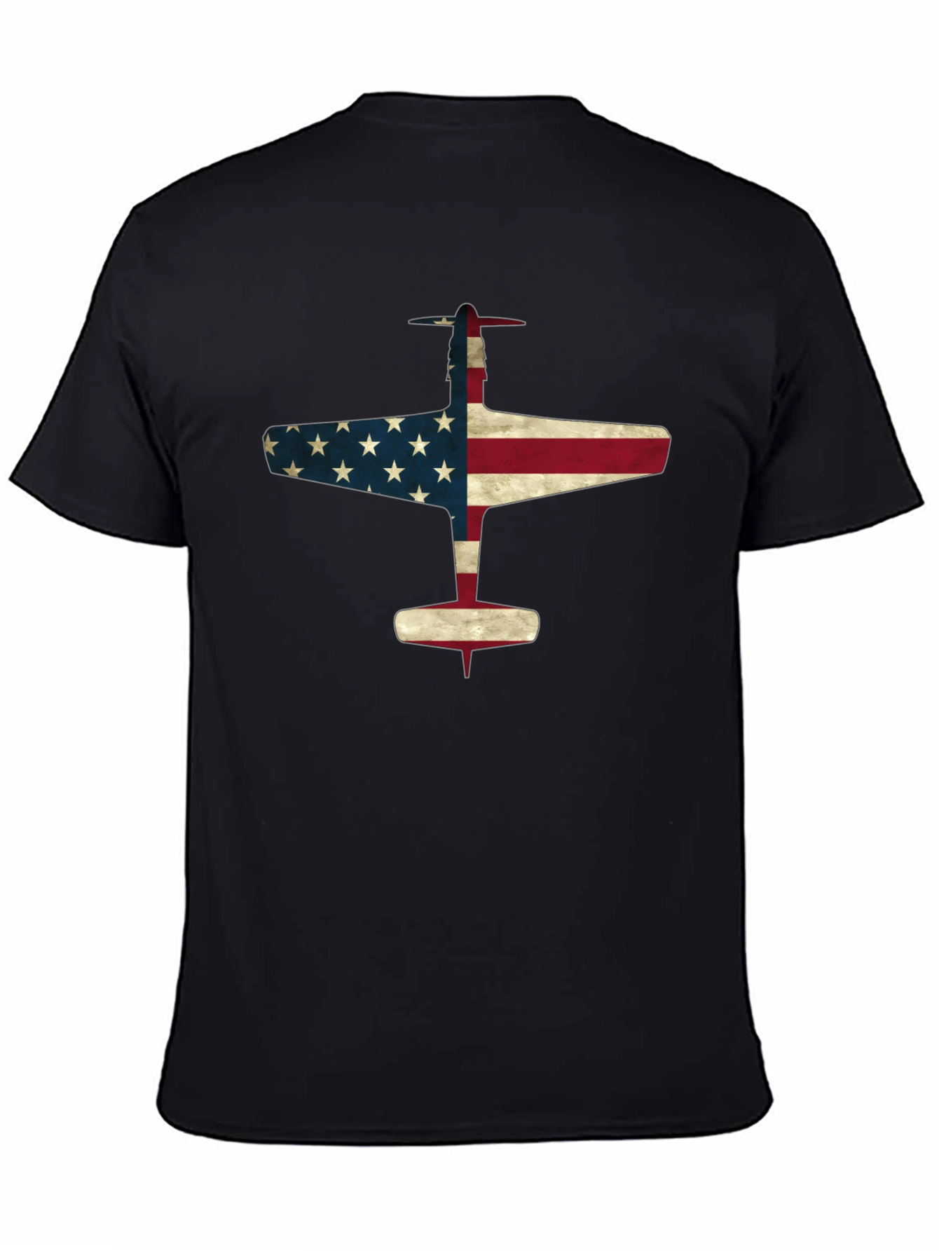 American Flag Airplane T-Shirt