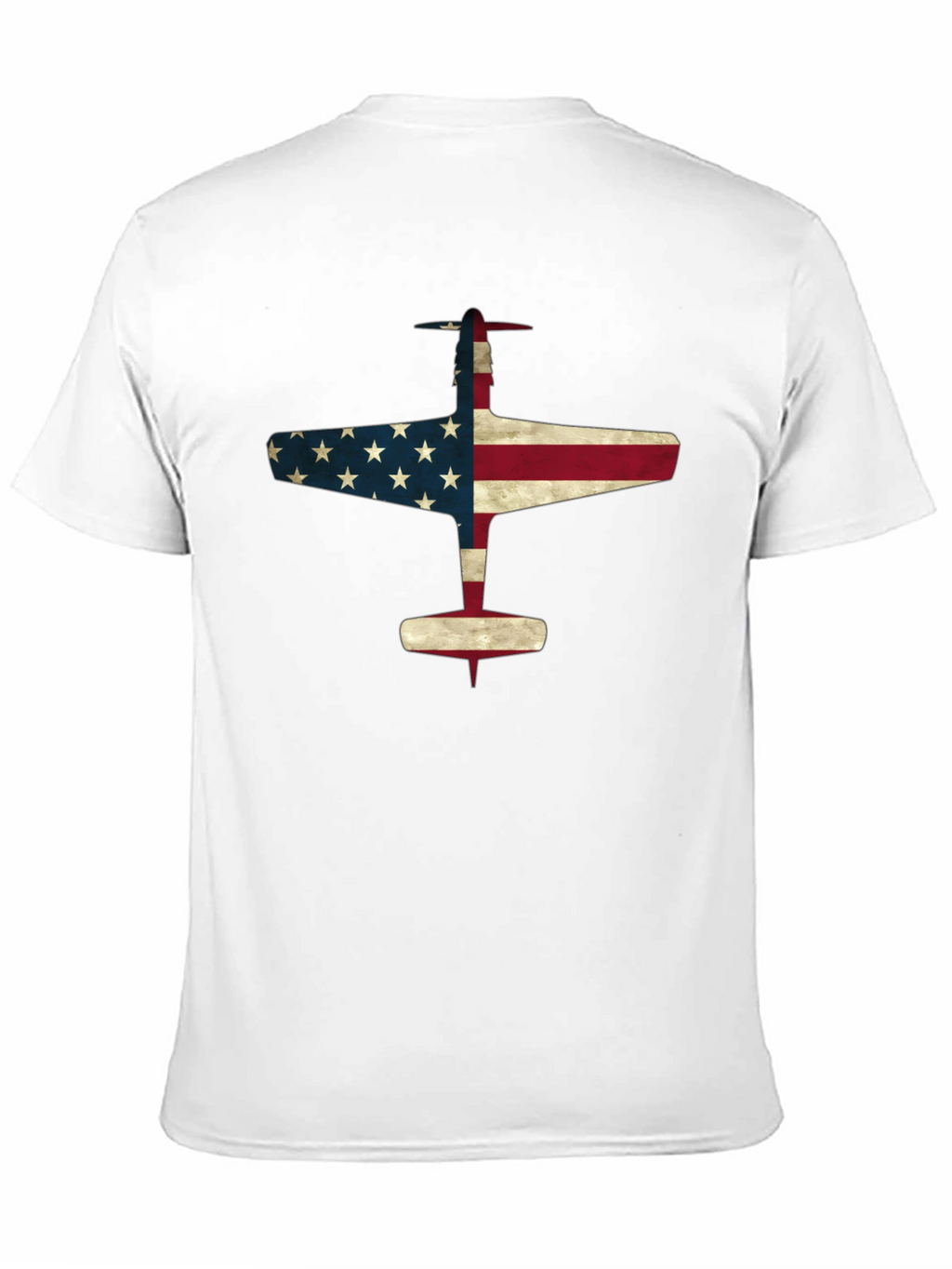 American Flag Airplane T-Shirt