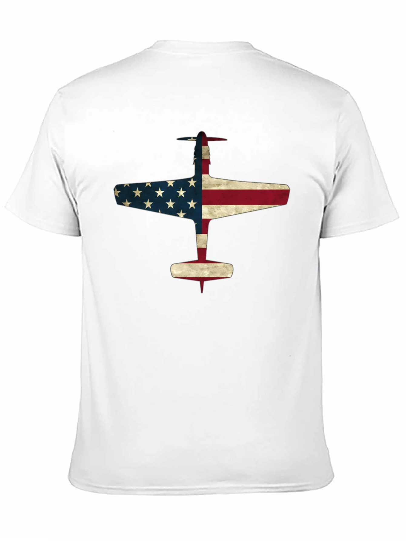 American Flag Airplane T-Shirt