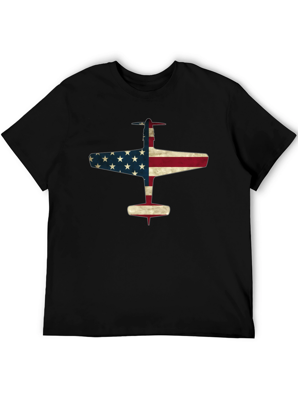 American Flag Airplane T-Shirt