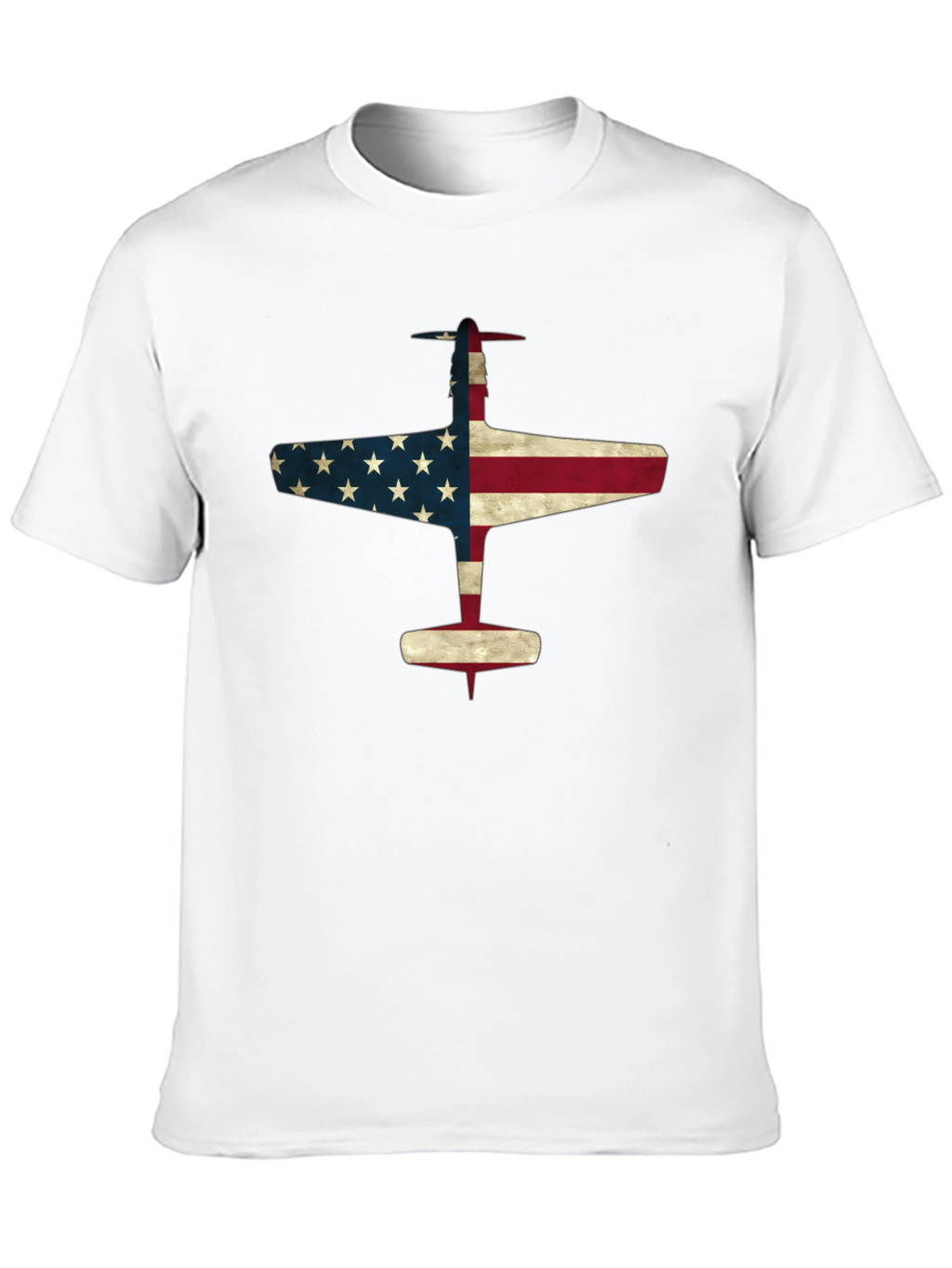 American Flag Airplane T-Shirt