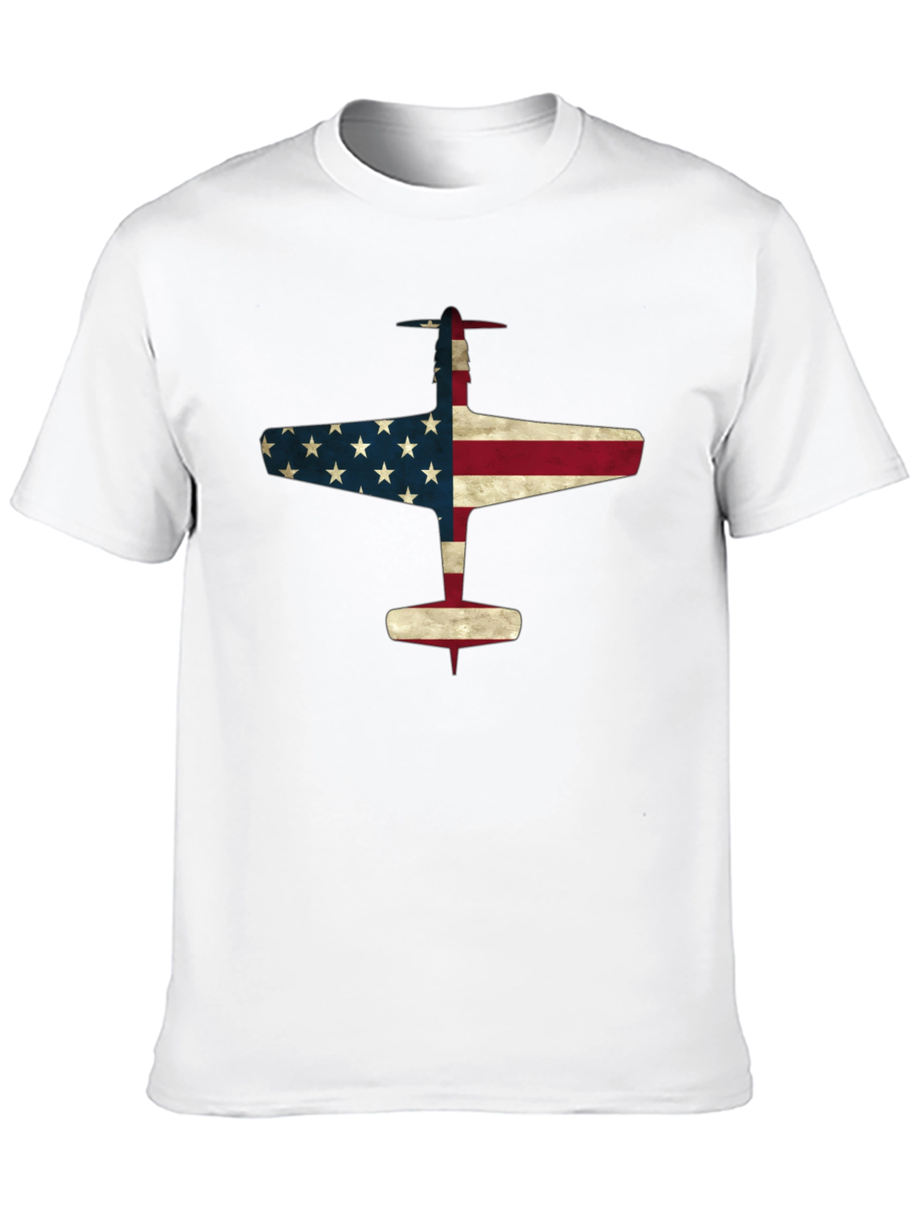 American Flag Airplane T-Shirt