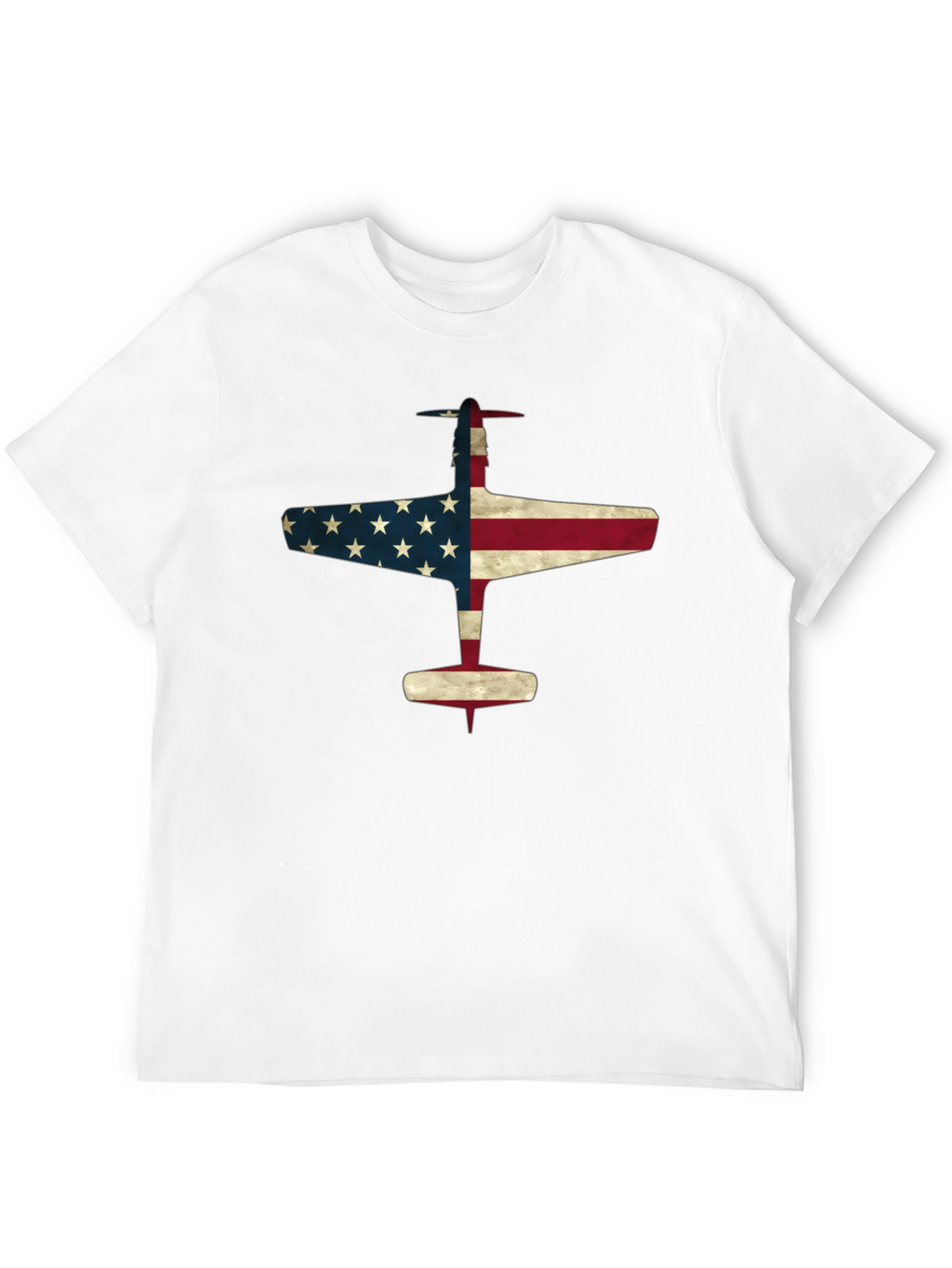 American Flag Airplane T-Shirt