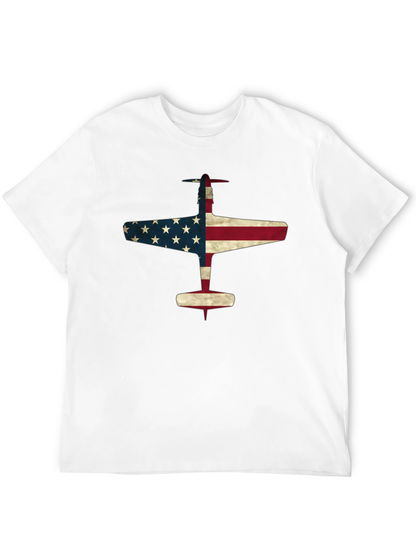 American Flag Airplane T-Shirt