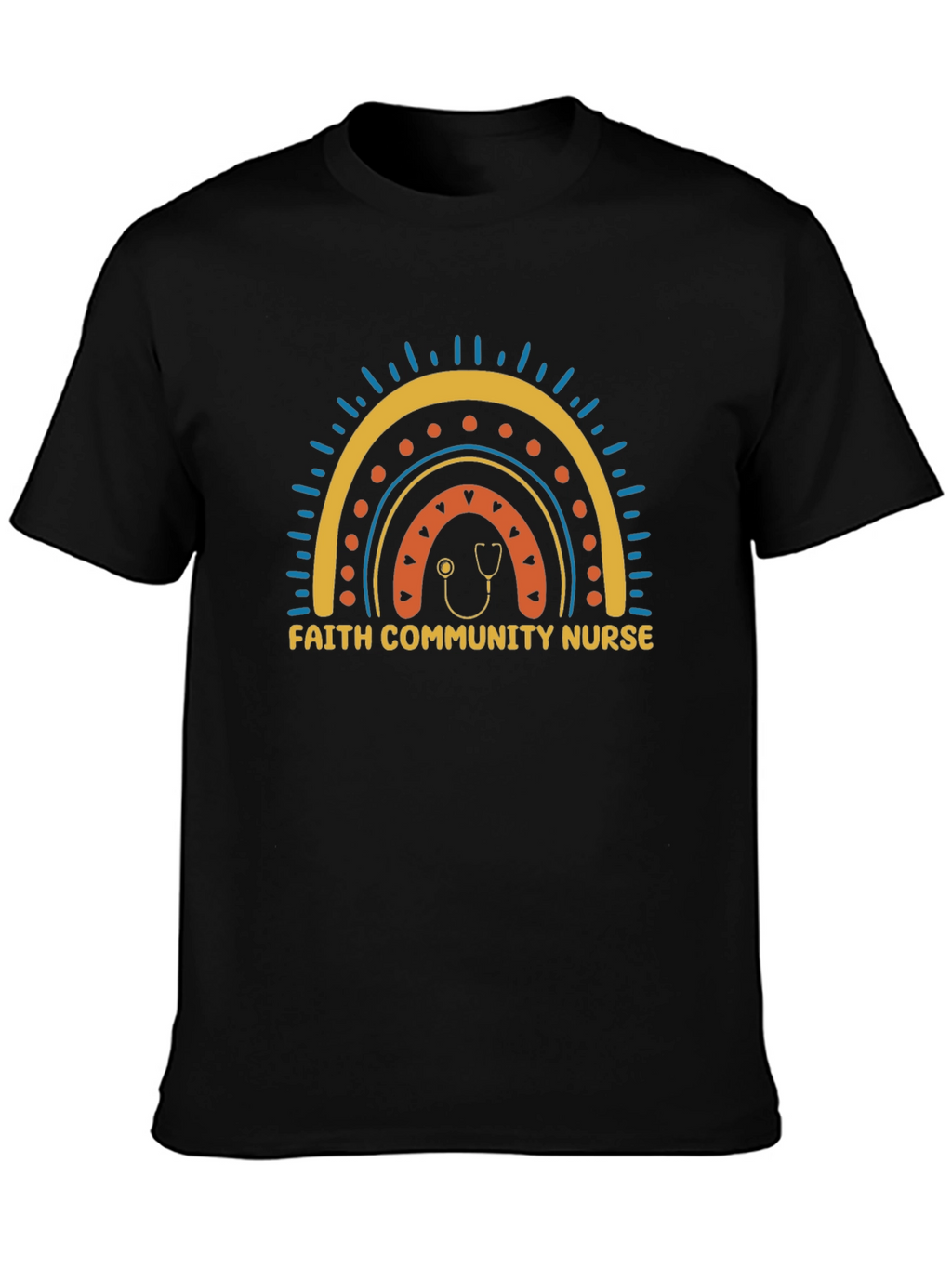Faith Community Nurse Rainbow T-Shirt