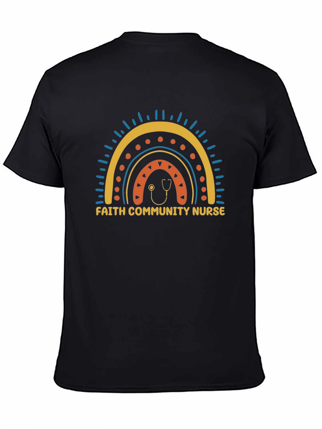 Faith Community Nurse Rainbow T-Shirt