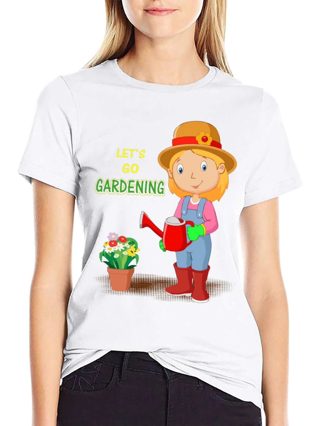 Gardening Cartoon Graphic Tee