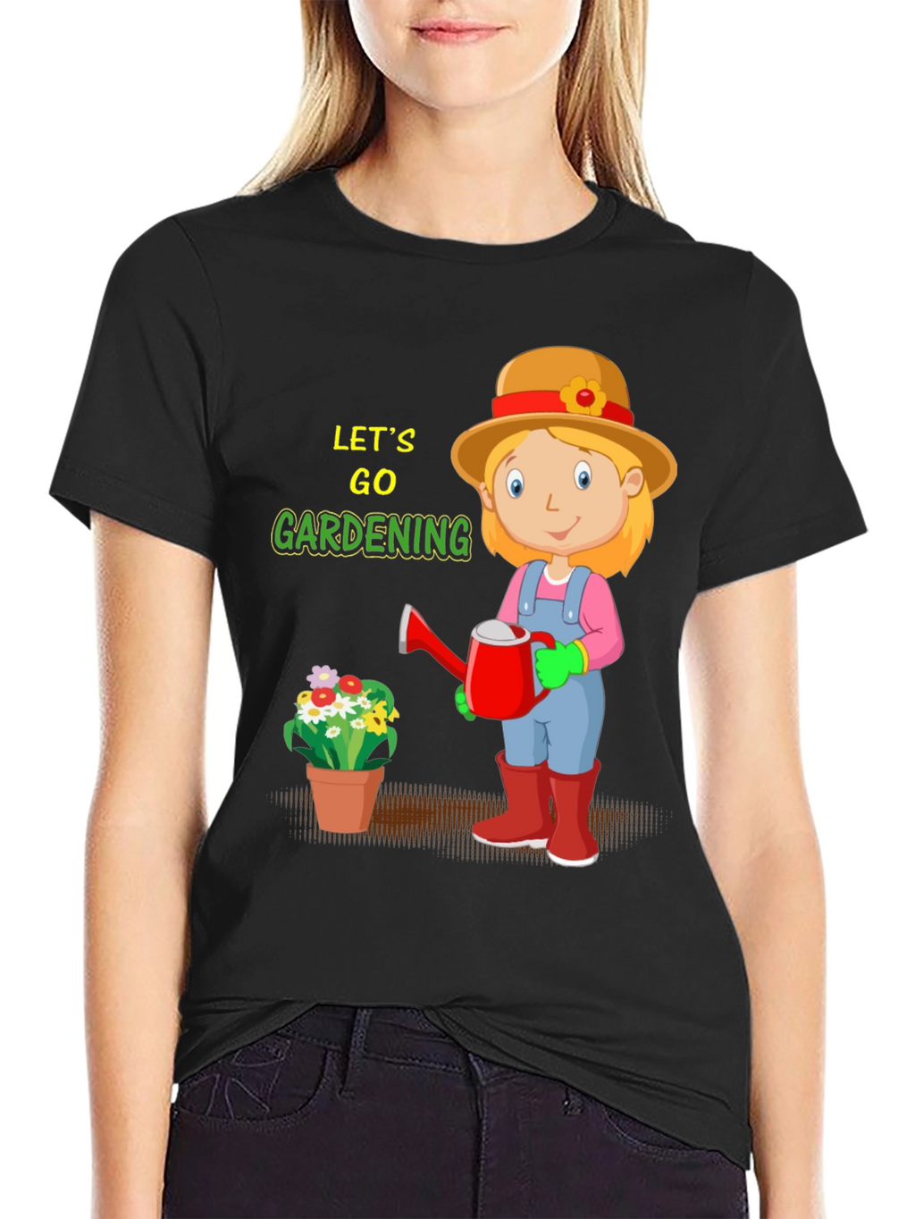 Gardening Cartoon Graphic Tee