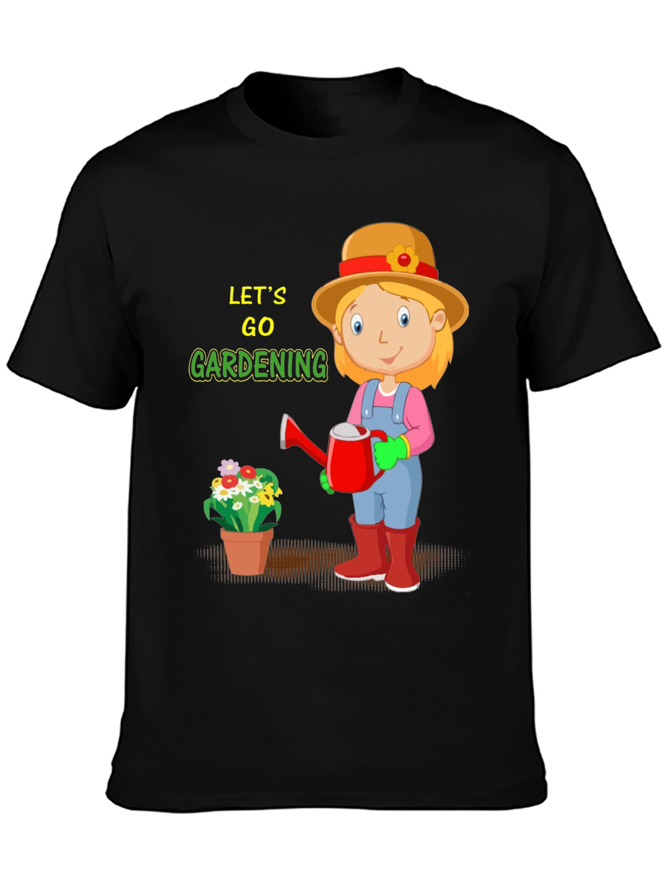 Gardening Cartoon Graphic Tee
