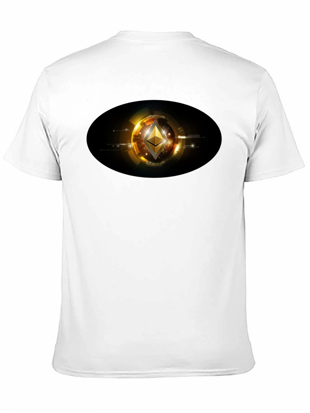 Ethereum Crypto Graphic Black T-Shirt