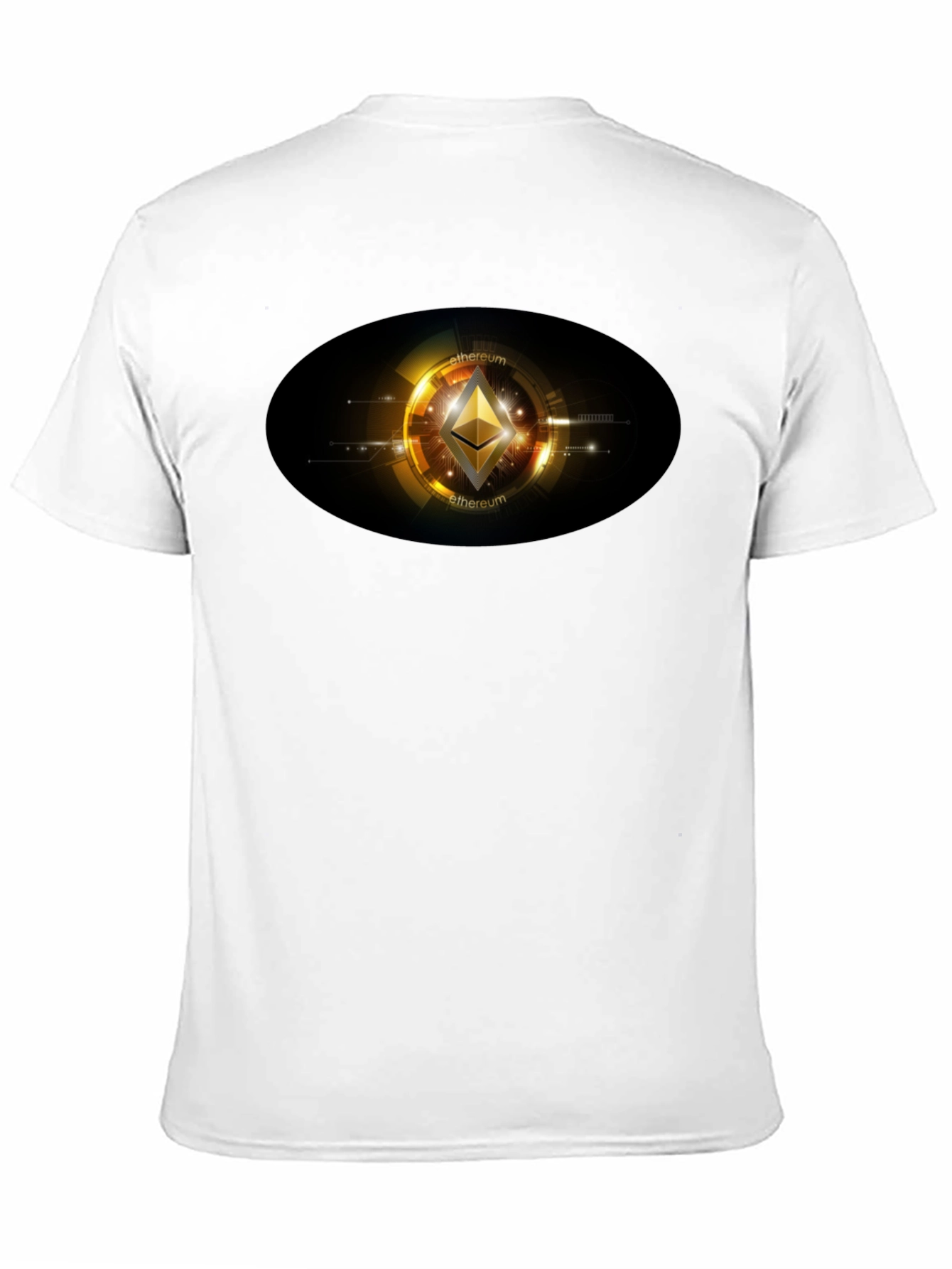 Ethereum Crypto Graphic Black T-Shirt