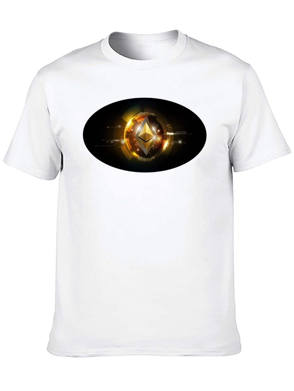 Ethereum Crypto Graphic Black T-Shirt