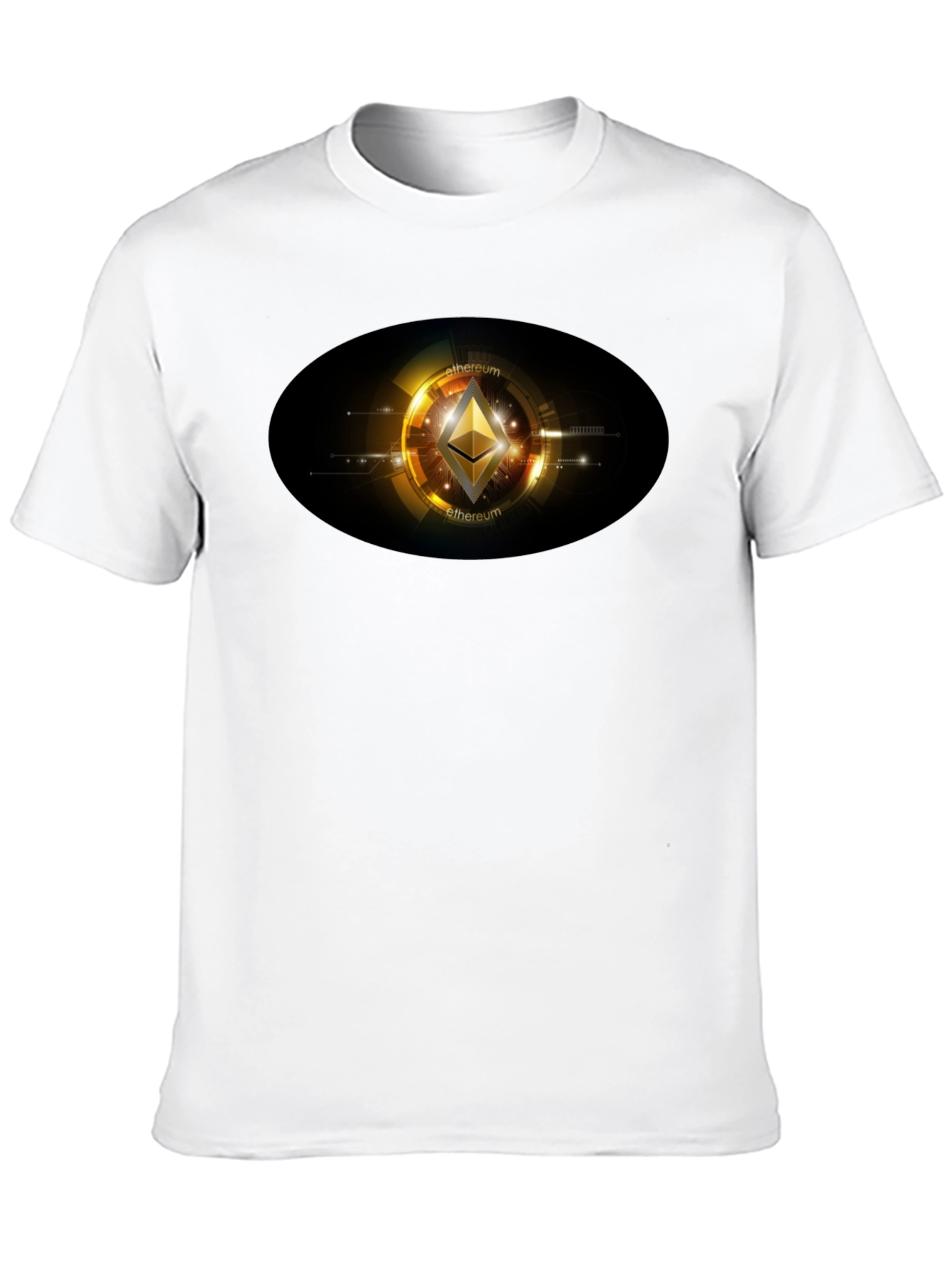 Ethereum Crypto Graphic Black T-Shirt