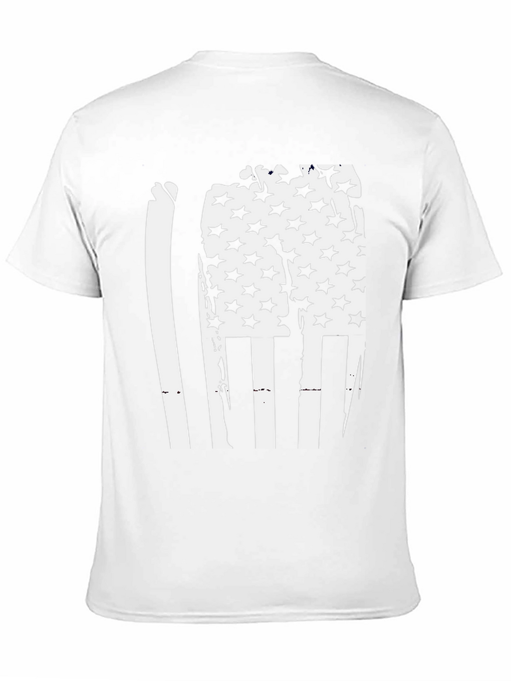 American Flag Distressed Graphic T-Shirt