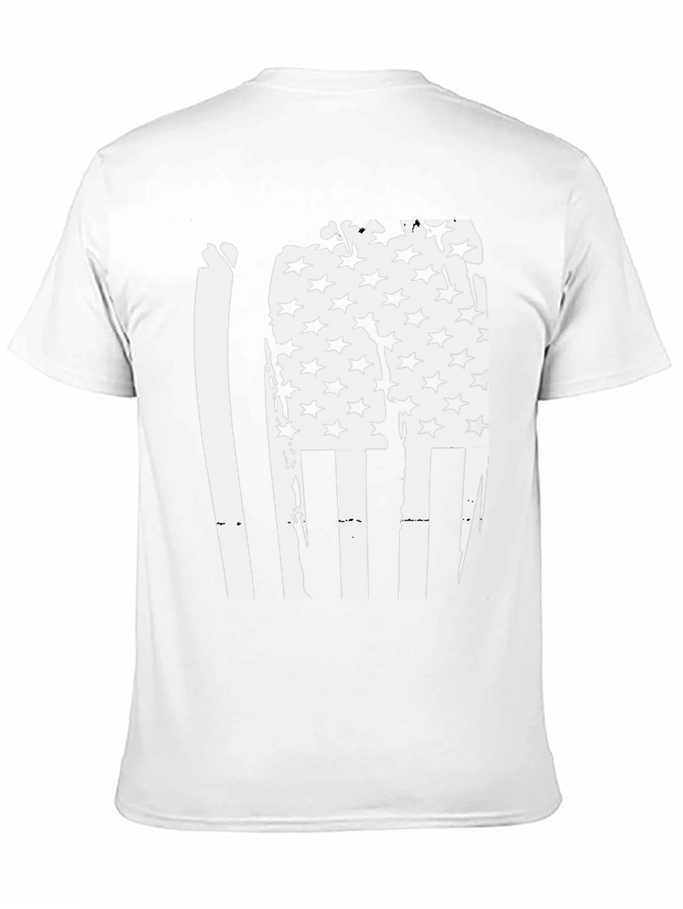 American Flag Distressed Graphic T-Shirt