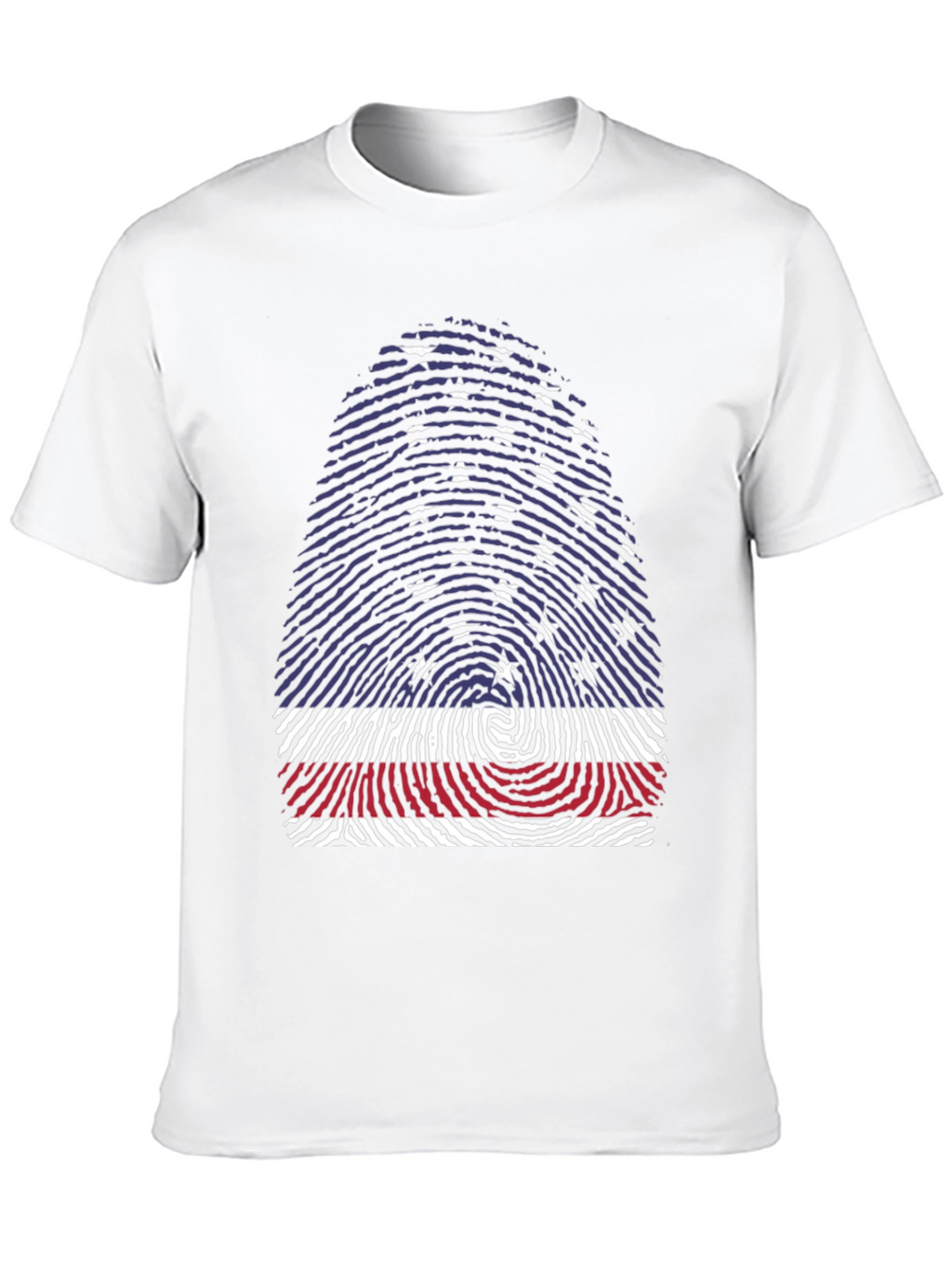 Patriotic Fingerprint Graphic Tee
