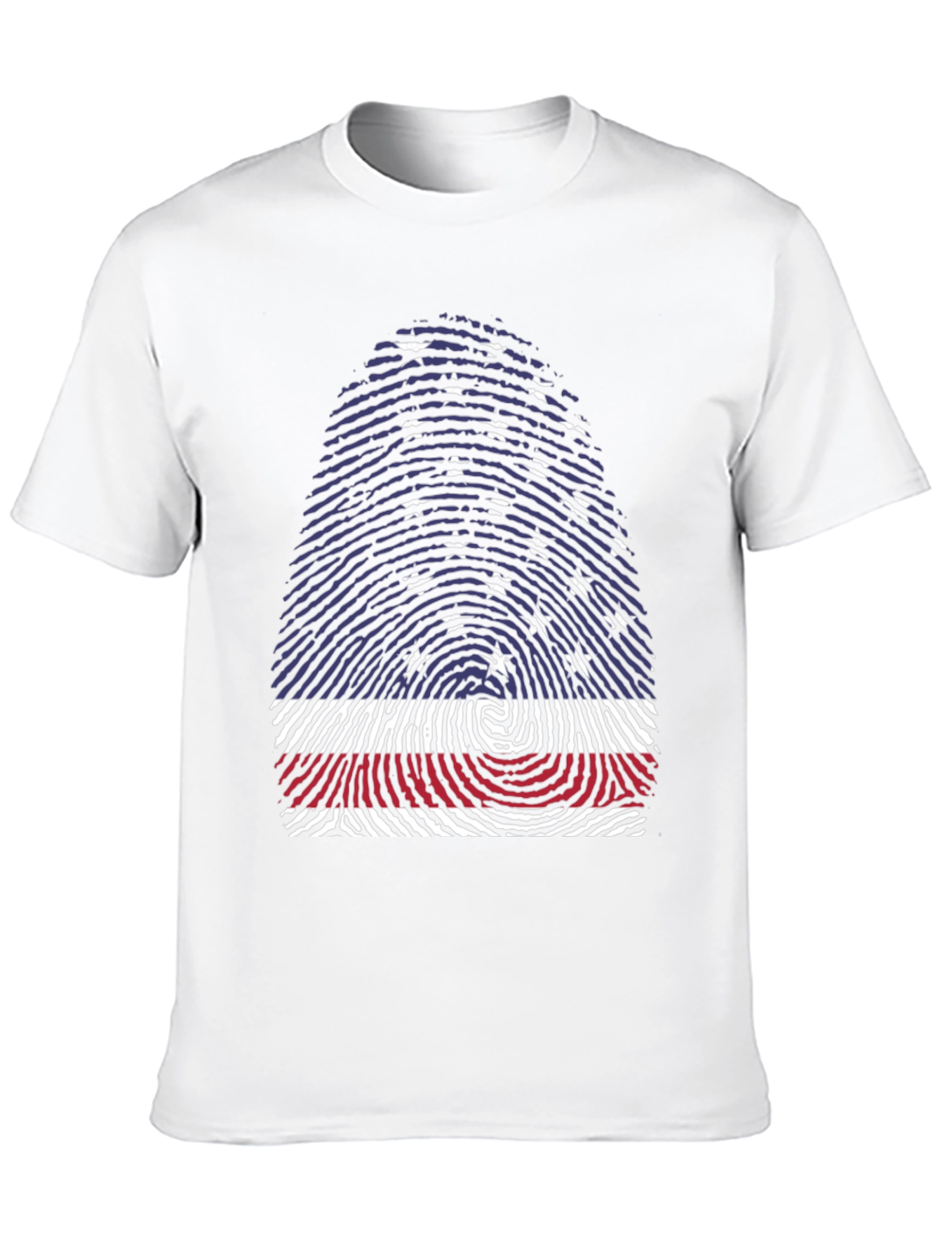 Patriotic Fingerprint Graphic Tee