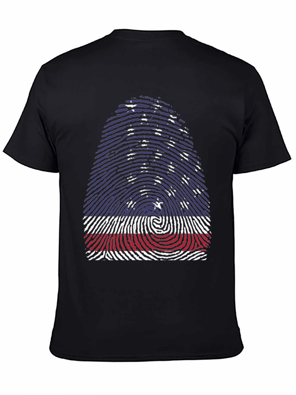 Patriotic Fingerprint Graphic Tee