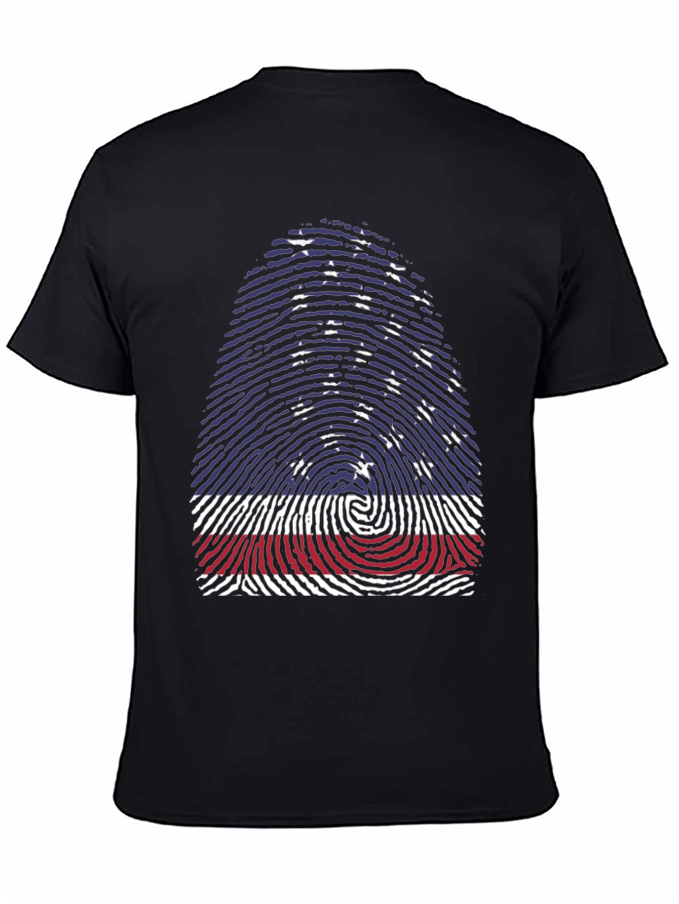 Patriotic Fingerprint Graphic Tee