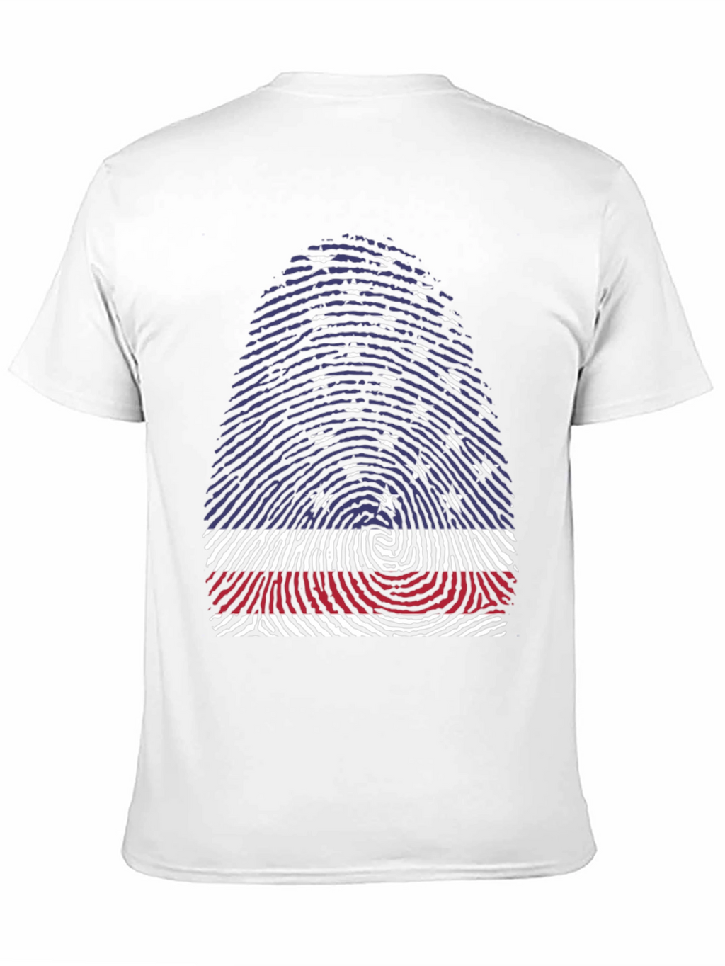 Patriotic Fingerprint Graphic Tee