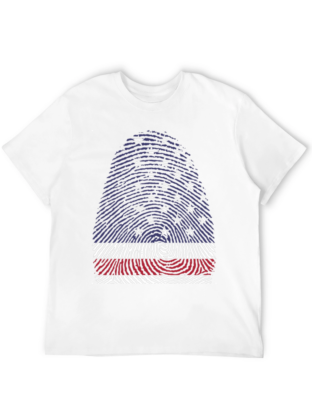 Patriotic Fingerprint Graphic Tee