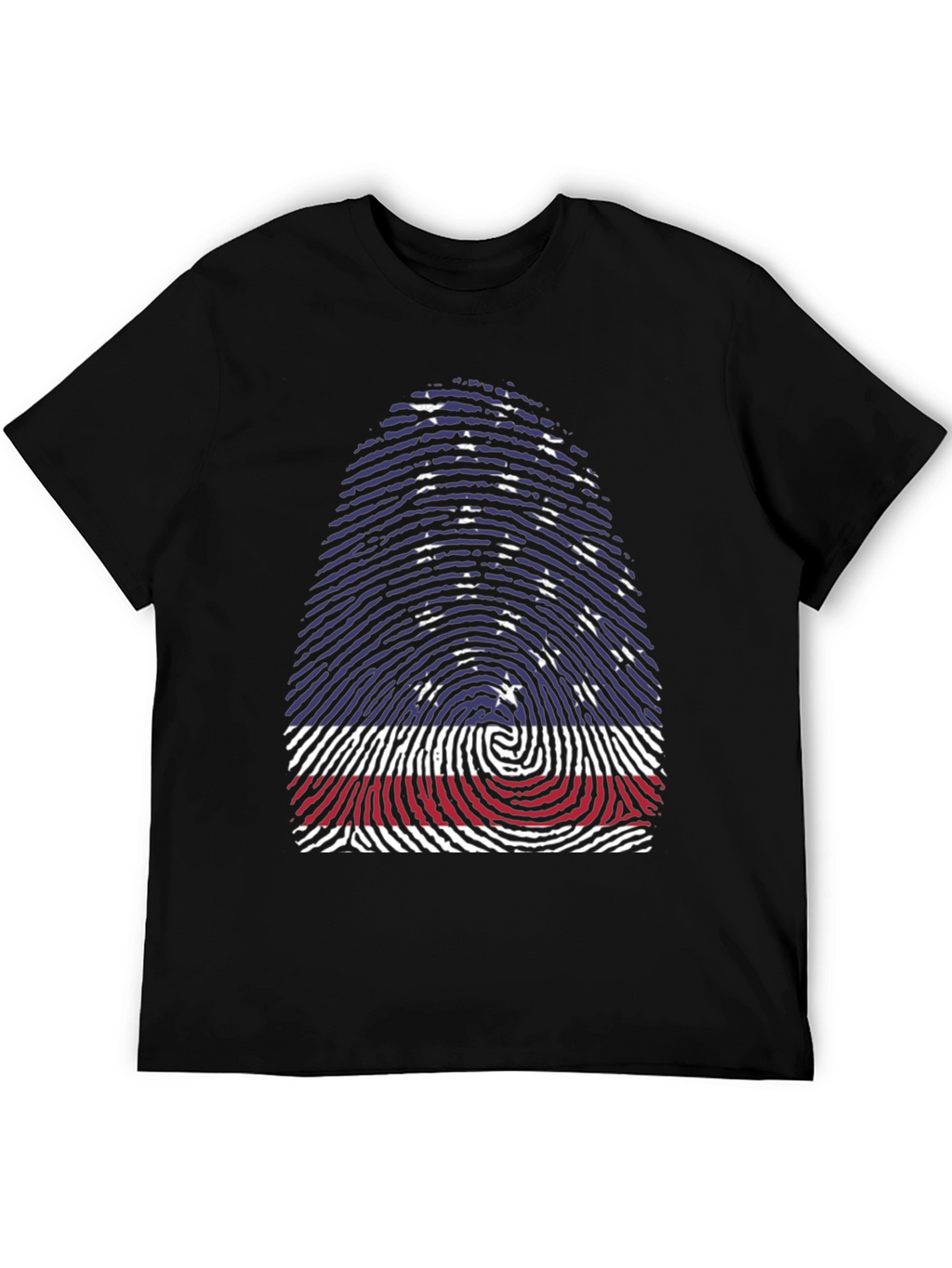 Patriotic Fingerprint Graphic Tee