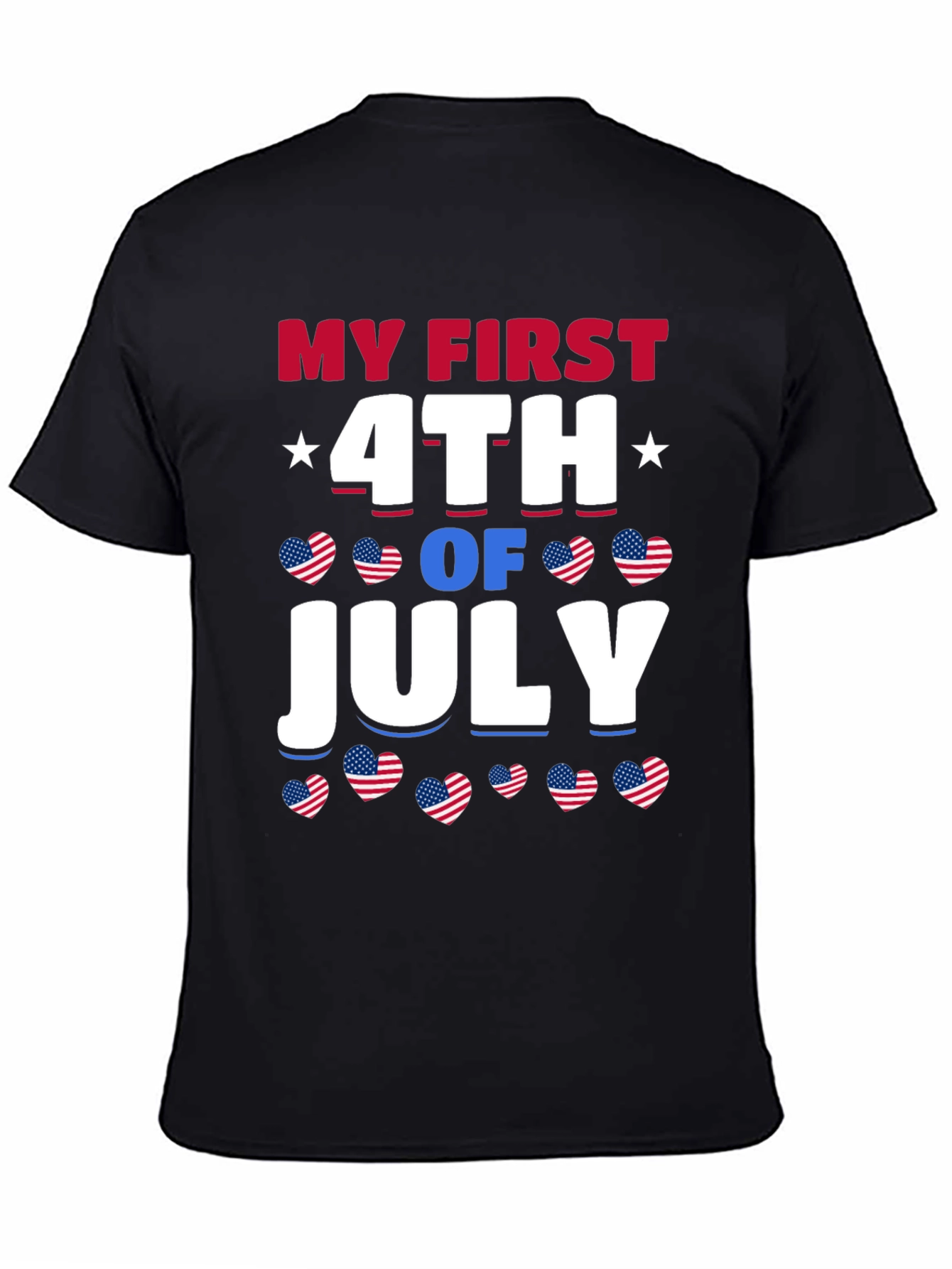 My First 4th of July Patriotic Graphic T-Shirt