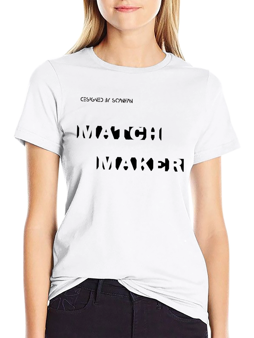 Black Match Maker Graphic Tee