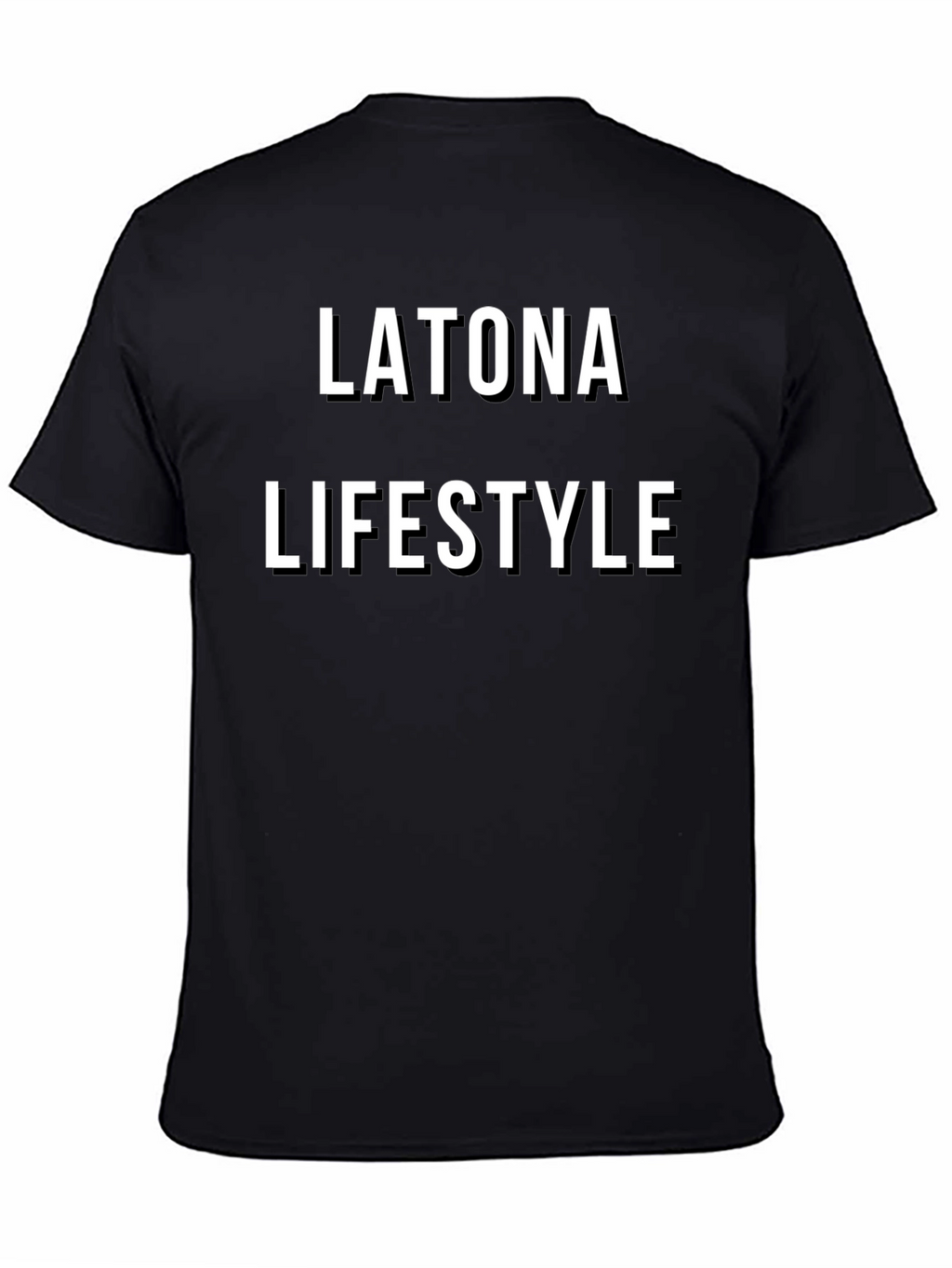 Latona Lifestyle Black T-Shirt