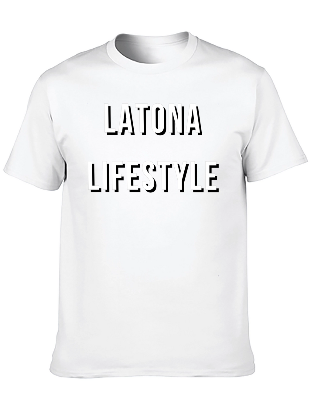 Latona Lifestyle Black T-Shirt