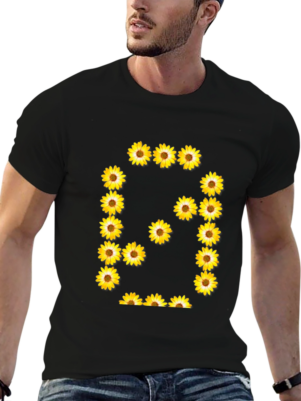 Sunflower Number 6 T-Shirt - Black Graphic Tee