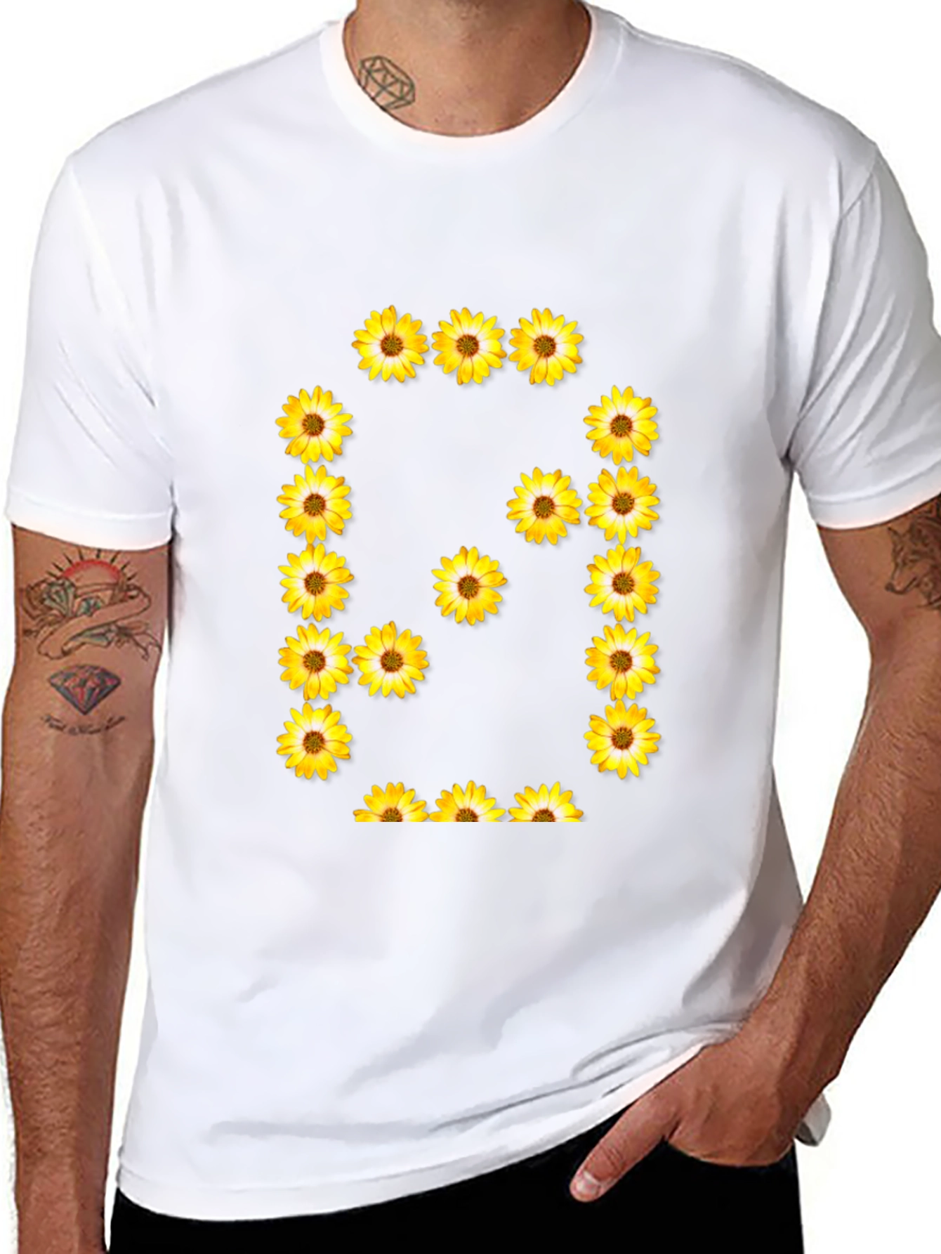 Sunflower Number 6 T-Shirt - Black Graphic Tee