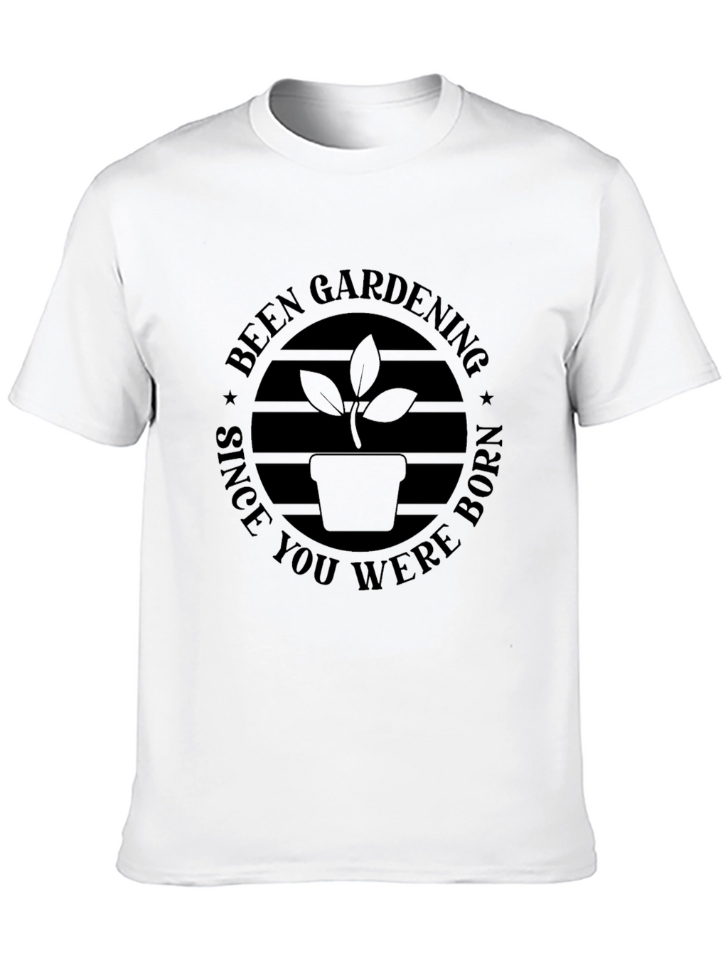 Gardening Since You Were Born Black T-Shirt