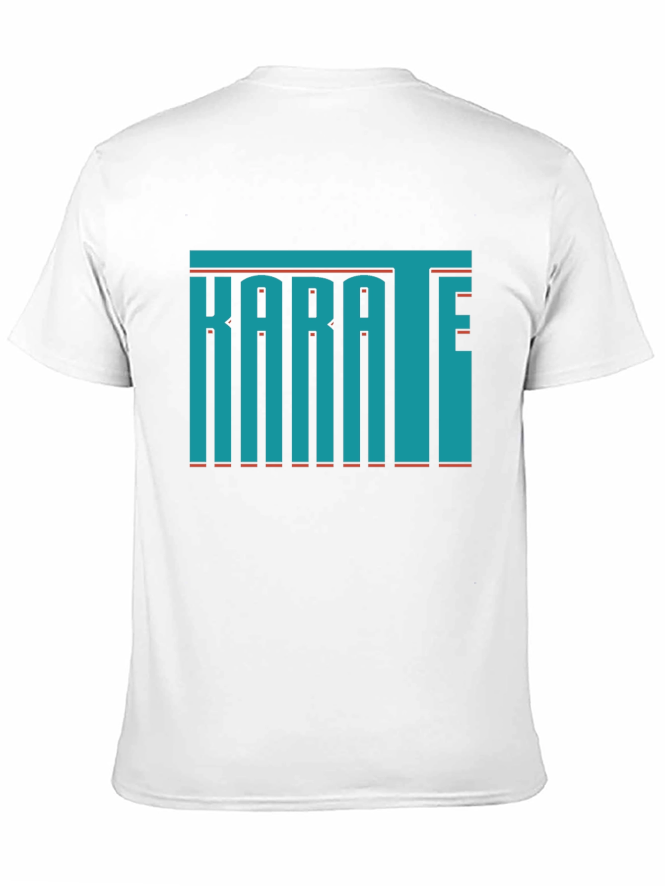 Karate Graphic Print T-Shirt - Martial Arts Style