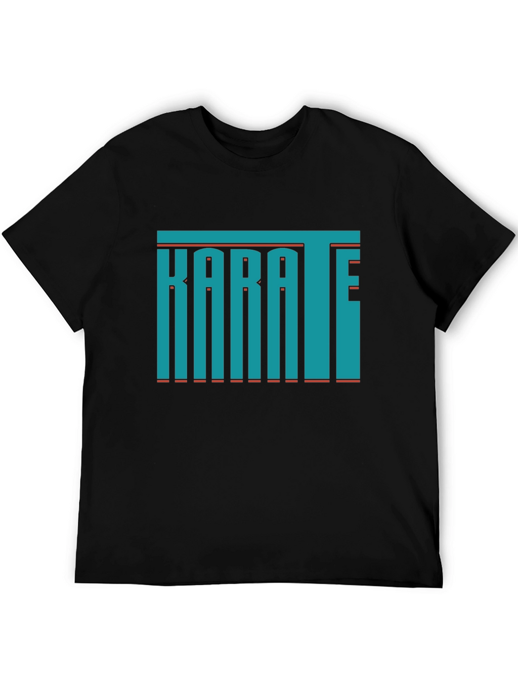 Karate Graphic Print T-Shirt - Martial Arts Style