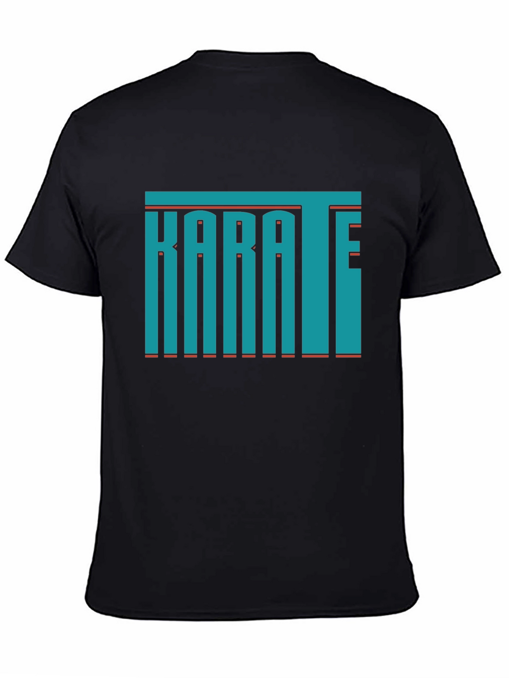 Karate Graphic Print T-Shirt - Martial Arts Style