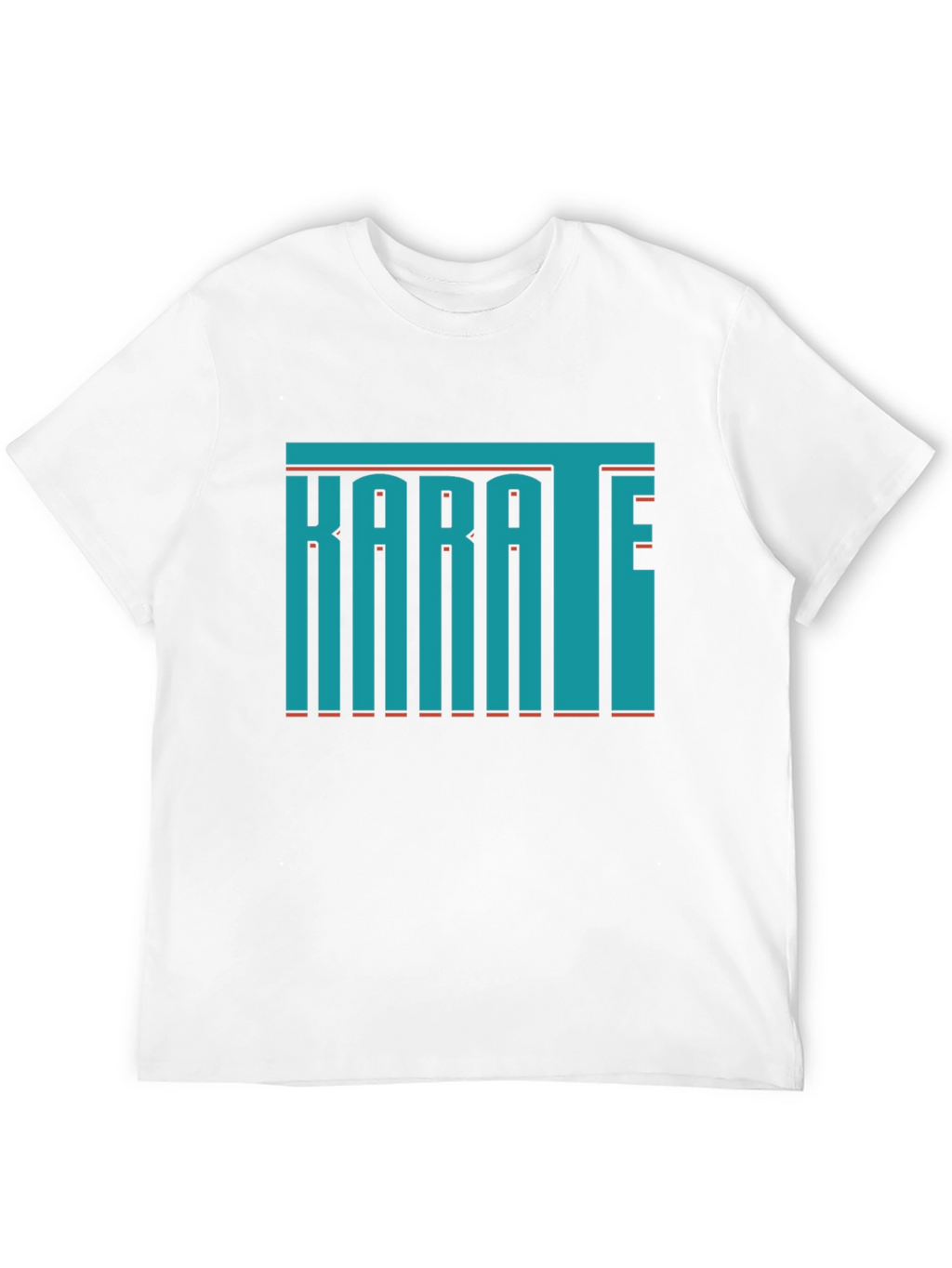 Karate Graphic Print T-Shirt - Martial Arts Style