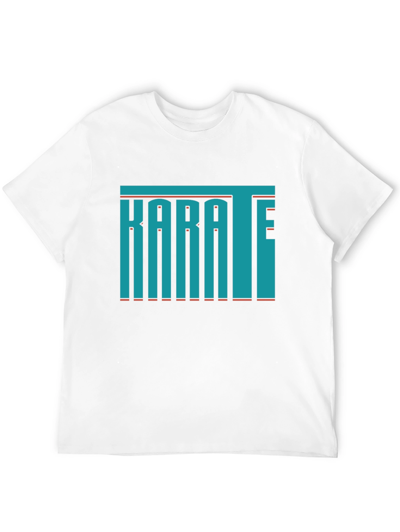 Karate Graphic Print T-Shirt - Martial Arts Style